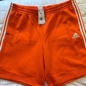 NWT Men’s adidas sweat shorts, size 2XL.